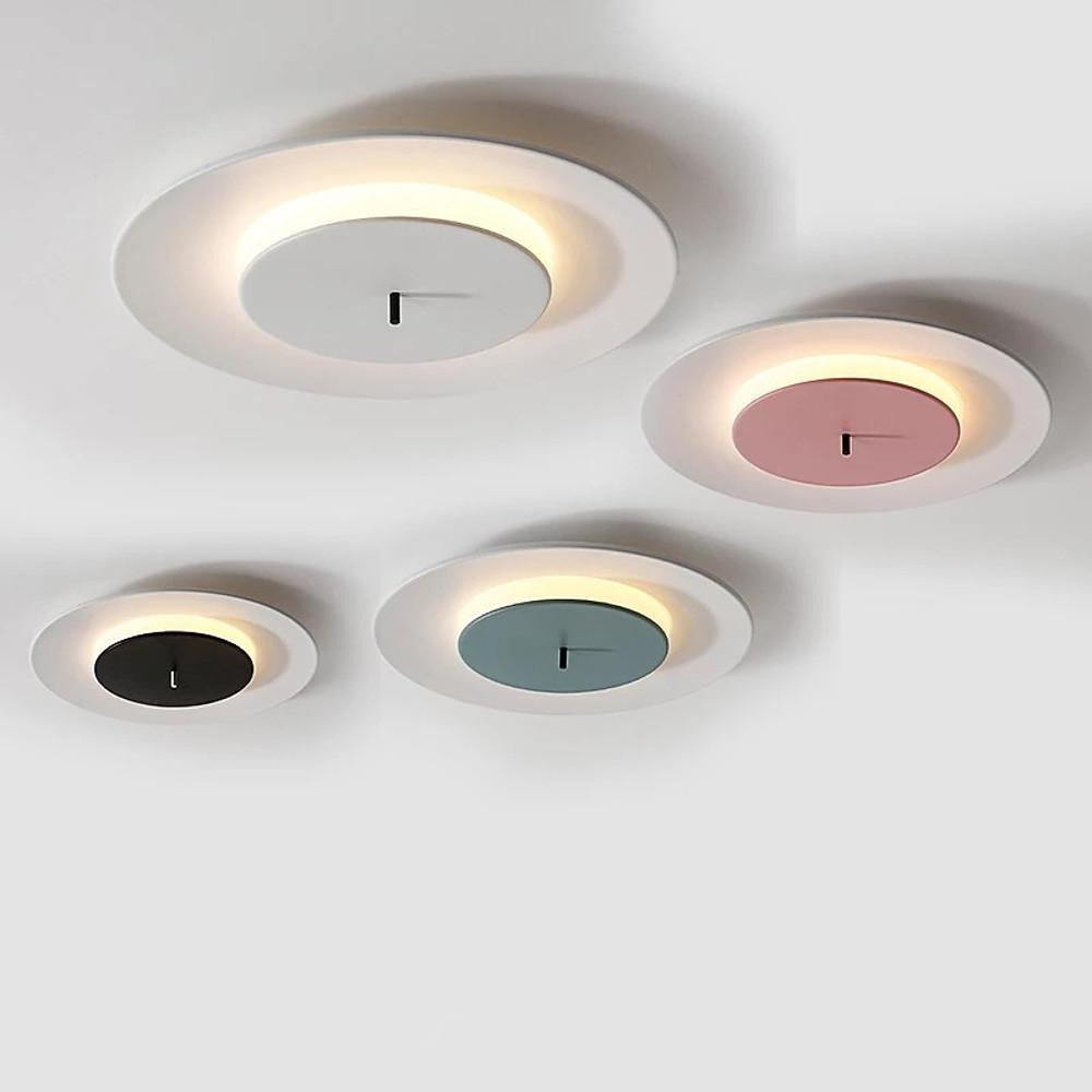 2 Circles LED Modern Flush Mount Lighting Ceiling Lights Hanging Light