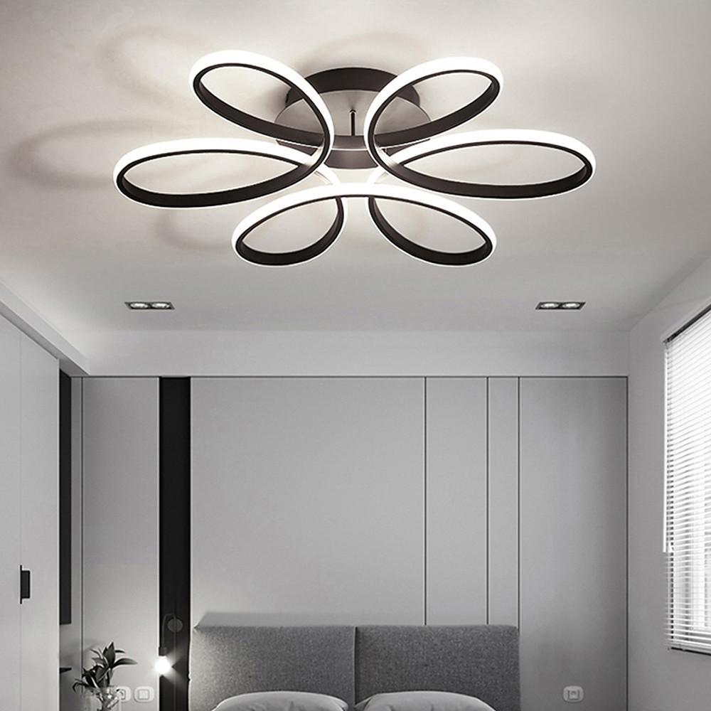 Flower Petal Dimmable LED Modern Ceiling Lights Flush Mount Lighting