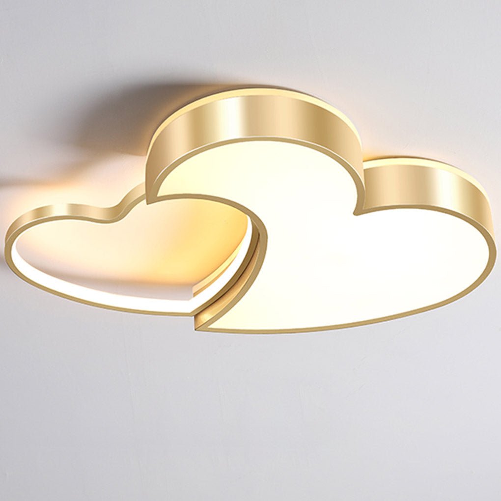 Nordic Creative Heart-shaped High Light Transmittance LED Dimmable Ceiling Lamps