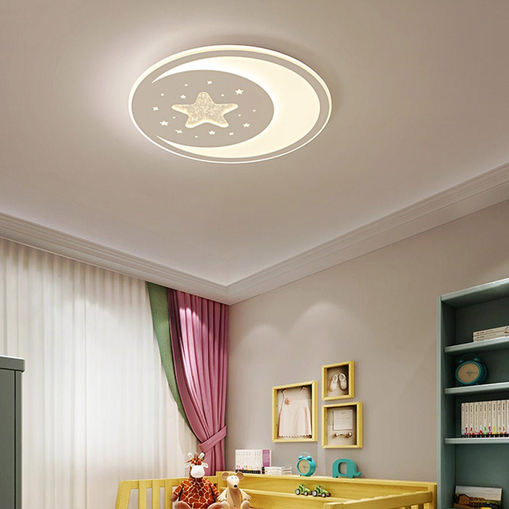 Nordic Creative LED Ultra Thin 3-color Adjustable Ceiling Light with Remote Control