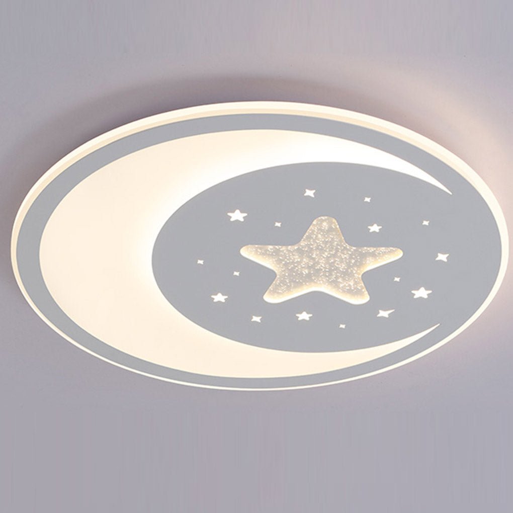 Nordic Creative LED Ultra Thin 3-color Adjustable Ceiling Light with Remote Control