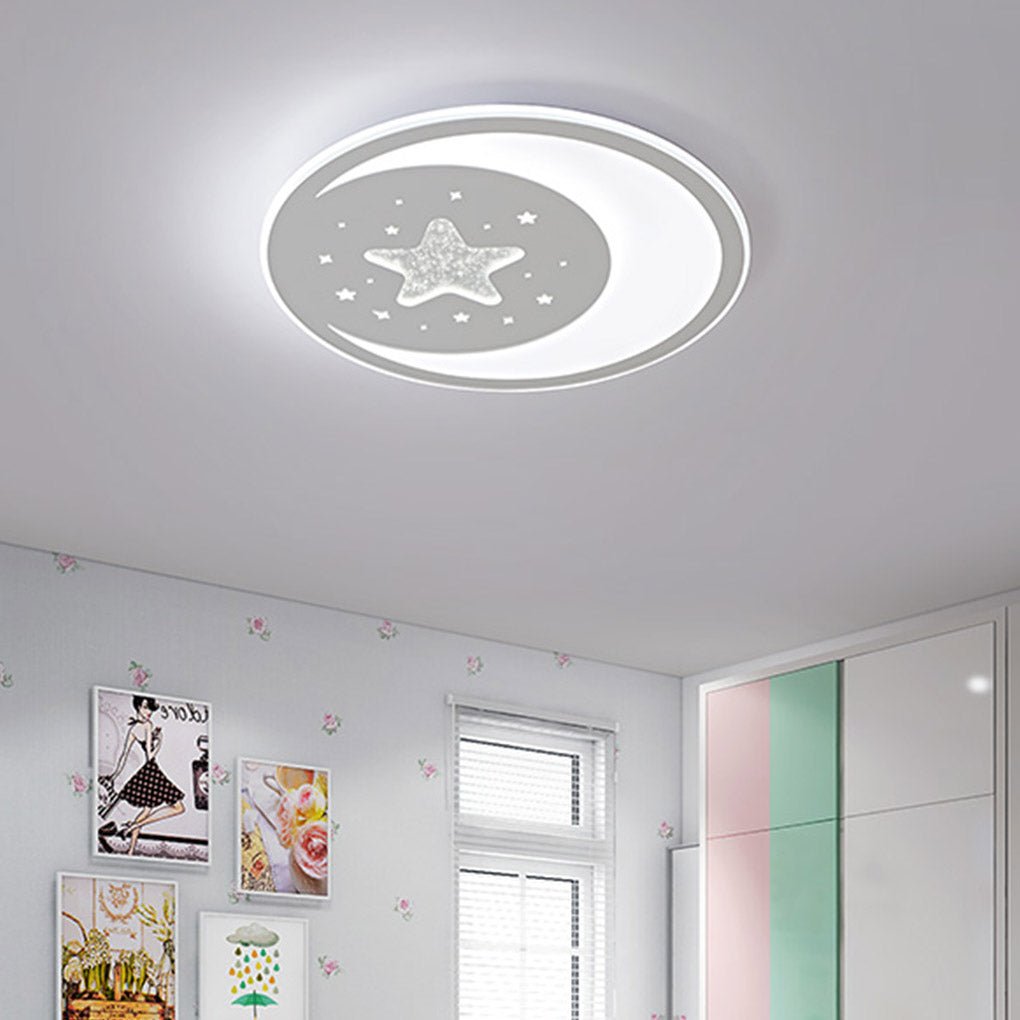 Nordic Creative LED Ultra Thin 3-color Adjustable Ceiling Light with Remote Control