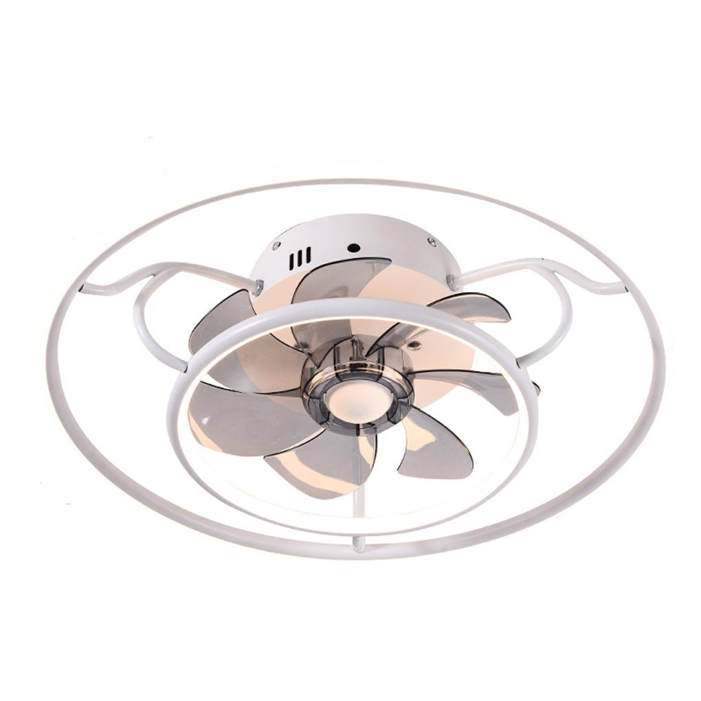 Nordic Frequency Conversion Adjustable Ceiling Fan Lights For Living Room Bedroom Dining Room