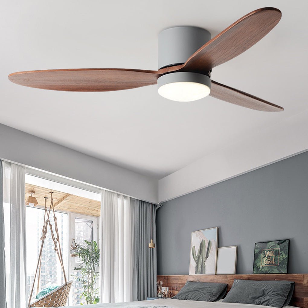 LED Inverter Silent Nordic Light Fan Ceiling Fan with Lamp