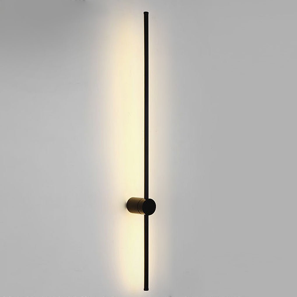 Nordic Linear Ultra-thin Long Strip LED Wall Lamp for Bedside Background Wall