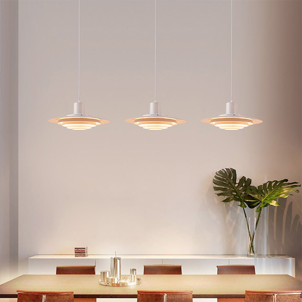 Nordic Minimalism Multi-layer Creative Design Decorative Pendent Lighting for Coffee Bar Dining Table