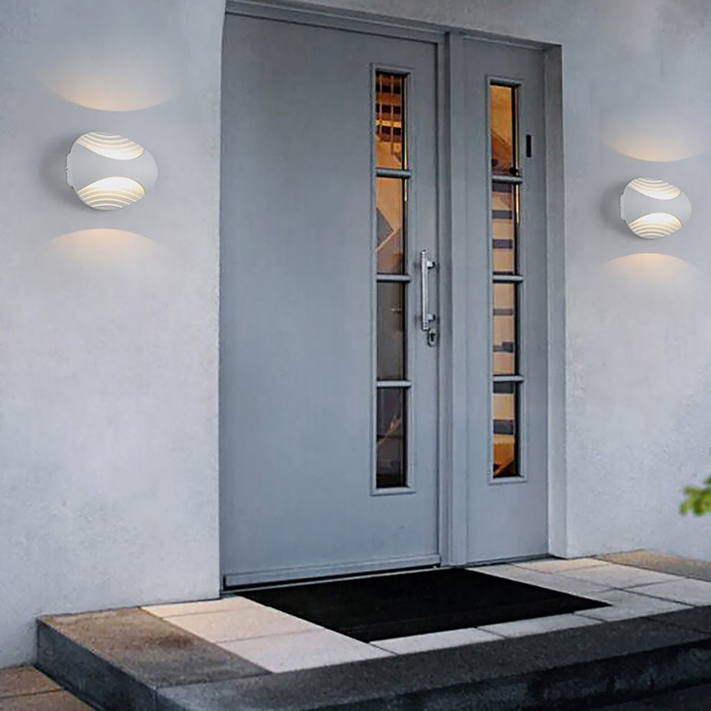 Nordic Minimalist Creative Waterproof LED Background Wall Sconces