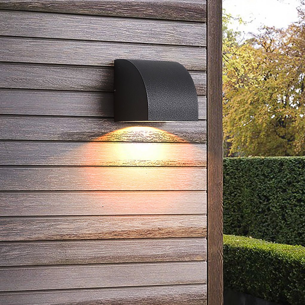 Waterproof Geometric Shaped Nordic Outdoor Wall Lights Wall Sconce Lighting