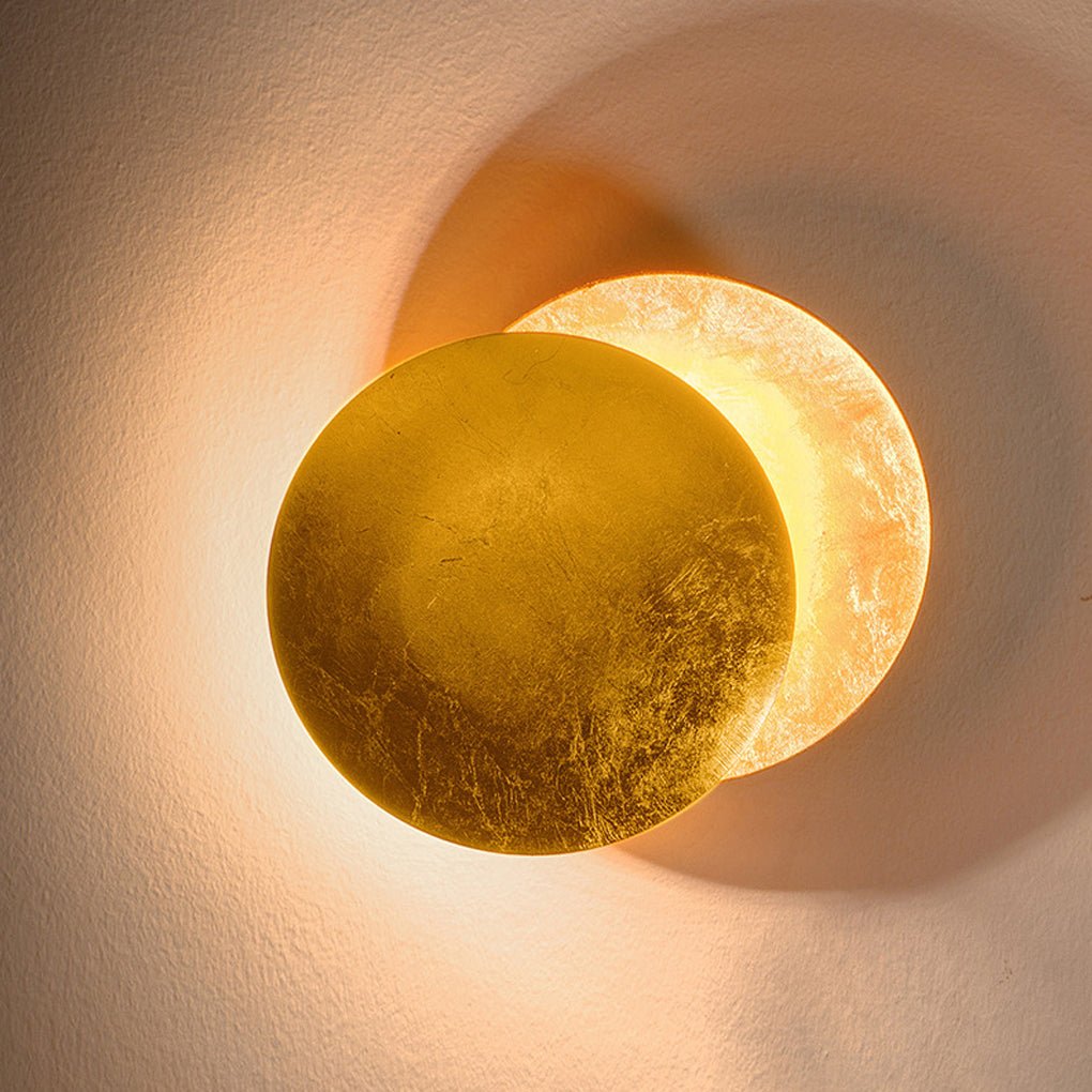 Nordic Minimalist Unique Rotatable Moon-like Design LED Wall Lamp for Bedside Aisle Stairs