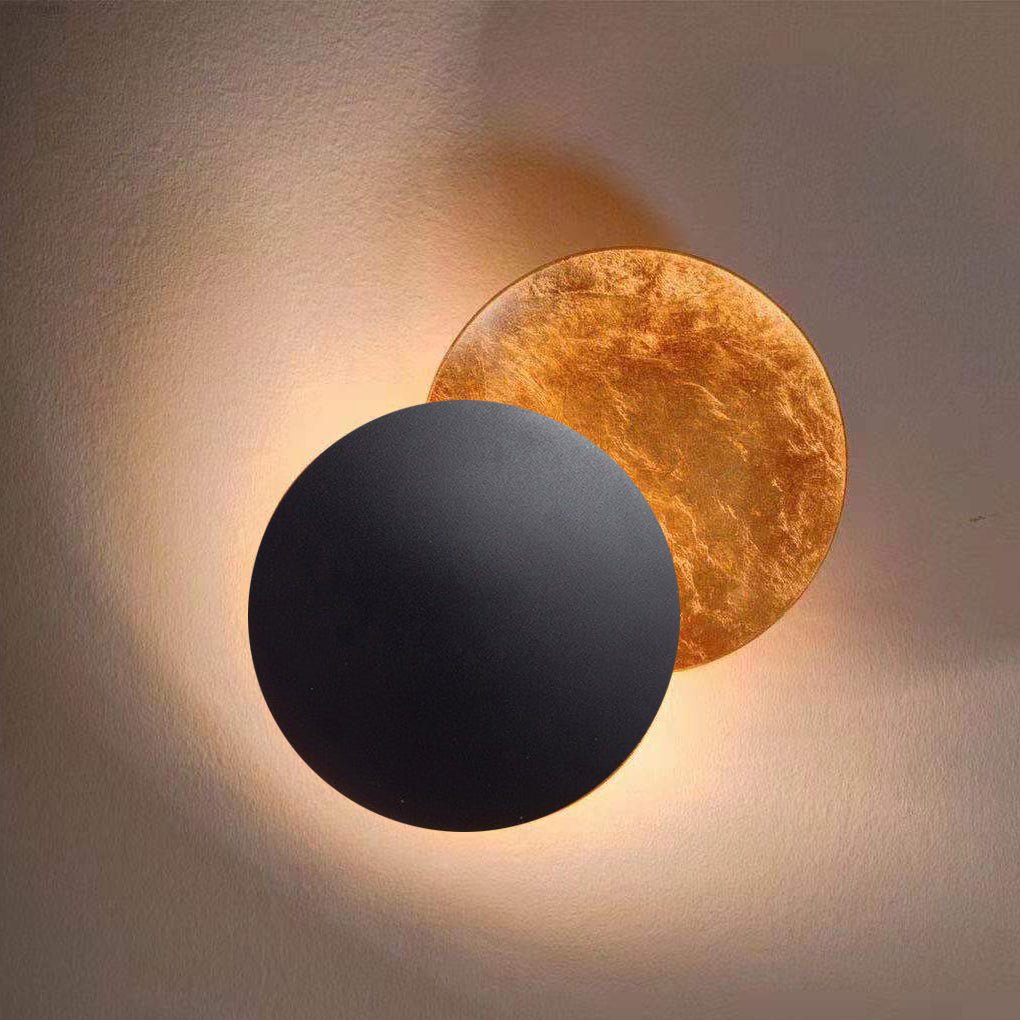 Nordic Minimalist Unique Rotatable Moon-like Design LED Wall Lamp for Bedside Aisle Stairs