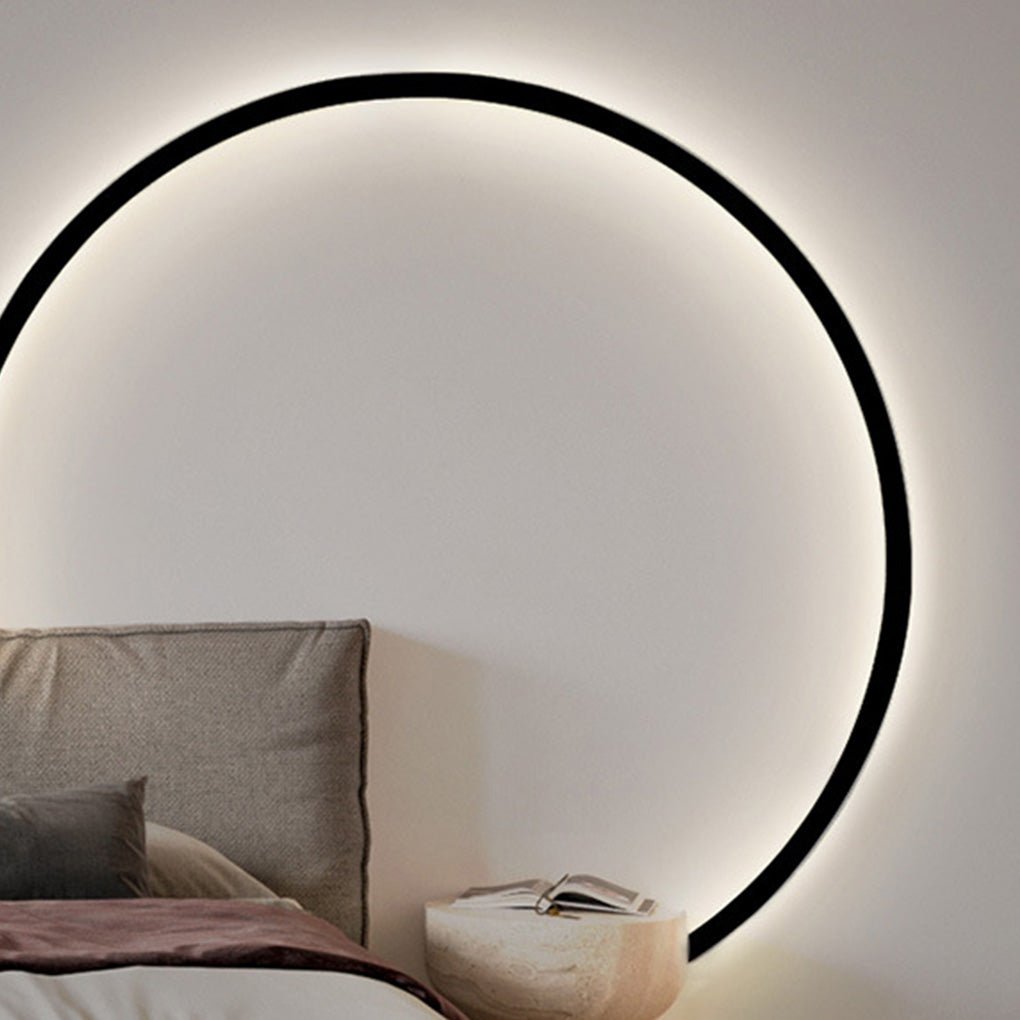 Nordic Minimalist Wiring Free Trichromatic Dimming Creative Atmosphere Wall Lamp