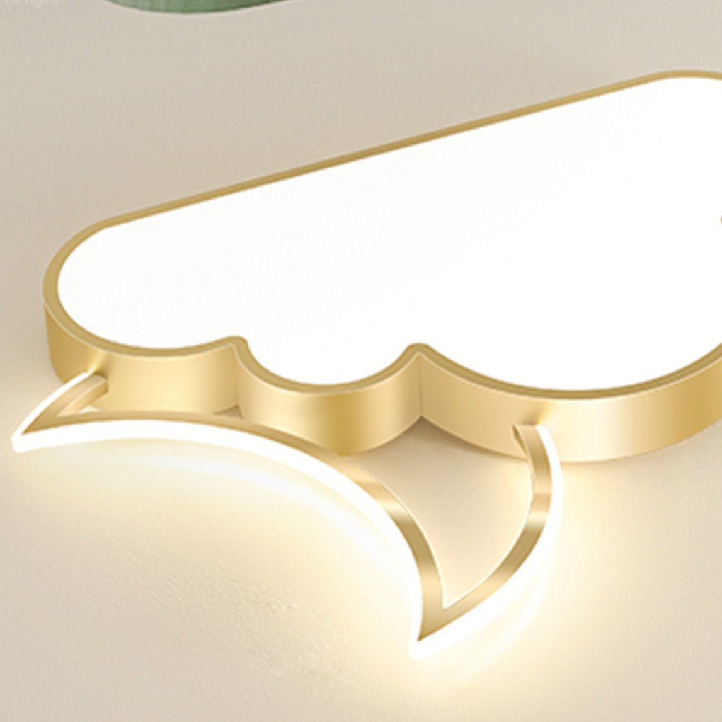 Nordic Modern Cartoon Cloud LED Flush Mount Ceiling Light Creative Kids Room and Bedroom Lighting