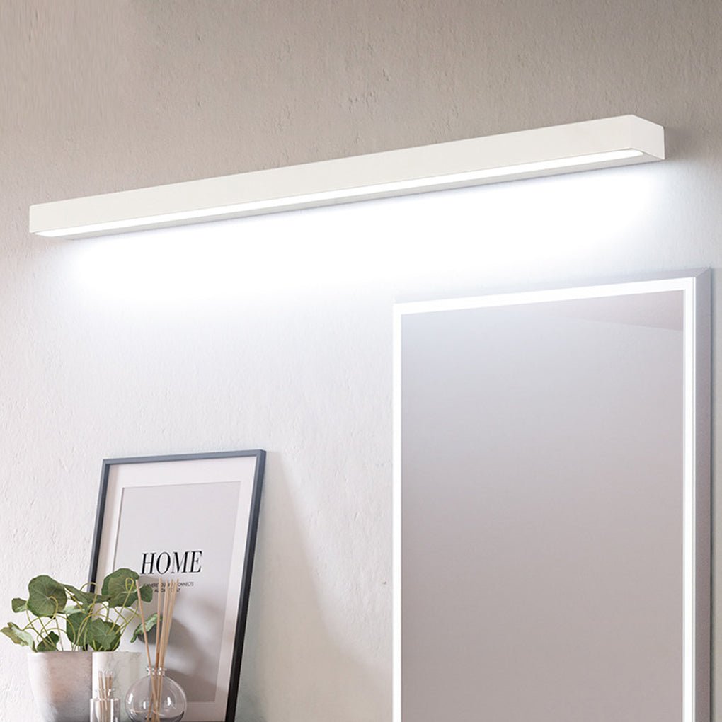 20''/24''/28'' Rectangle LED Bathroom Vanity Light with Downlight Design