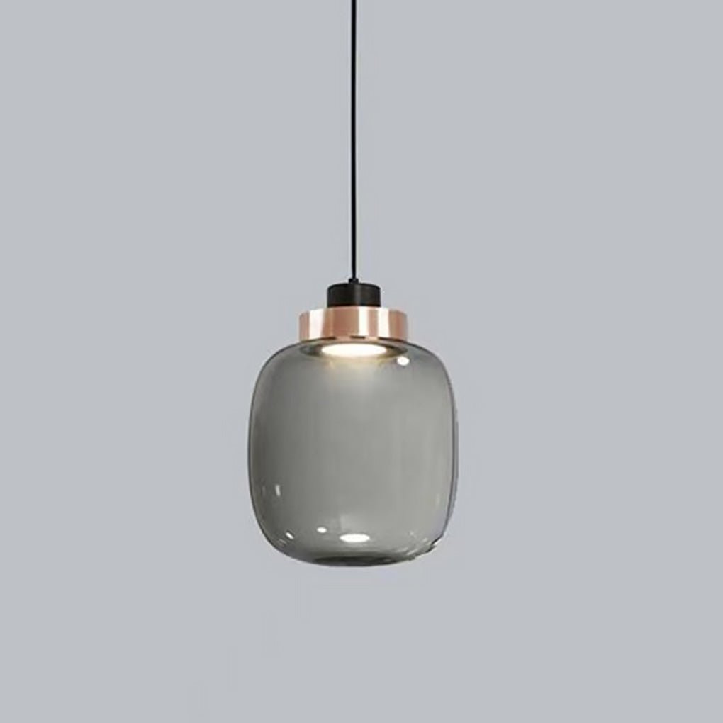 Nordic Postmodern Minimalist Warm Light LED Glass Pendent Lighting for Bedside Dinning Table