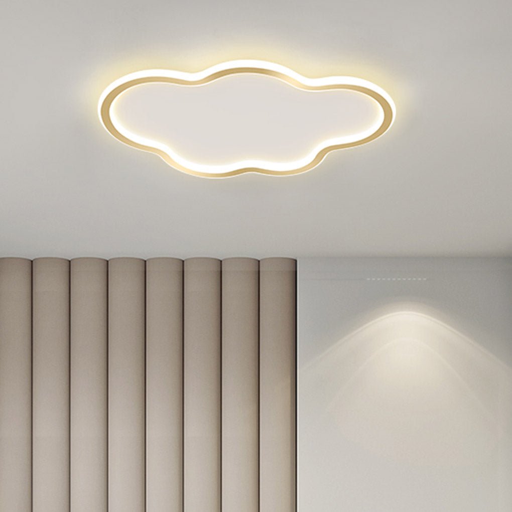 Nordic Ultra-thin Arc Design Cloud Energy-saving LED Decorative Ceiling Lamps