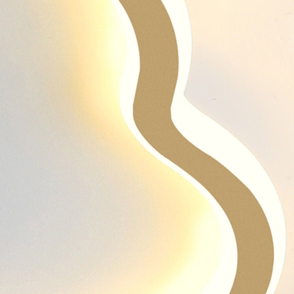 Nordic Ultra-thin Arc Design Cloud Energy-saving LED Decorative Ceiling Lamps