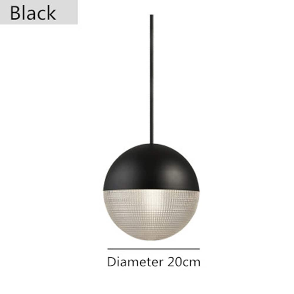 Round Ball Electroplated Glass Metal LED Nordic Pendant Lighting Island Light