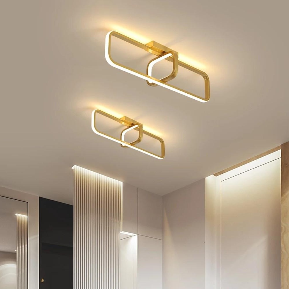 Rectangles Dimmable LED Modern Flush Mounted Lighting Ceiling Lights