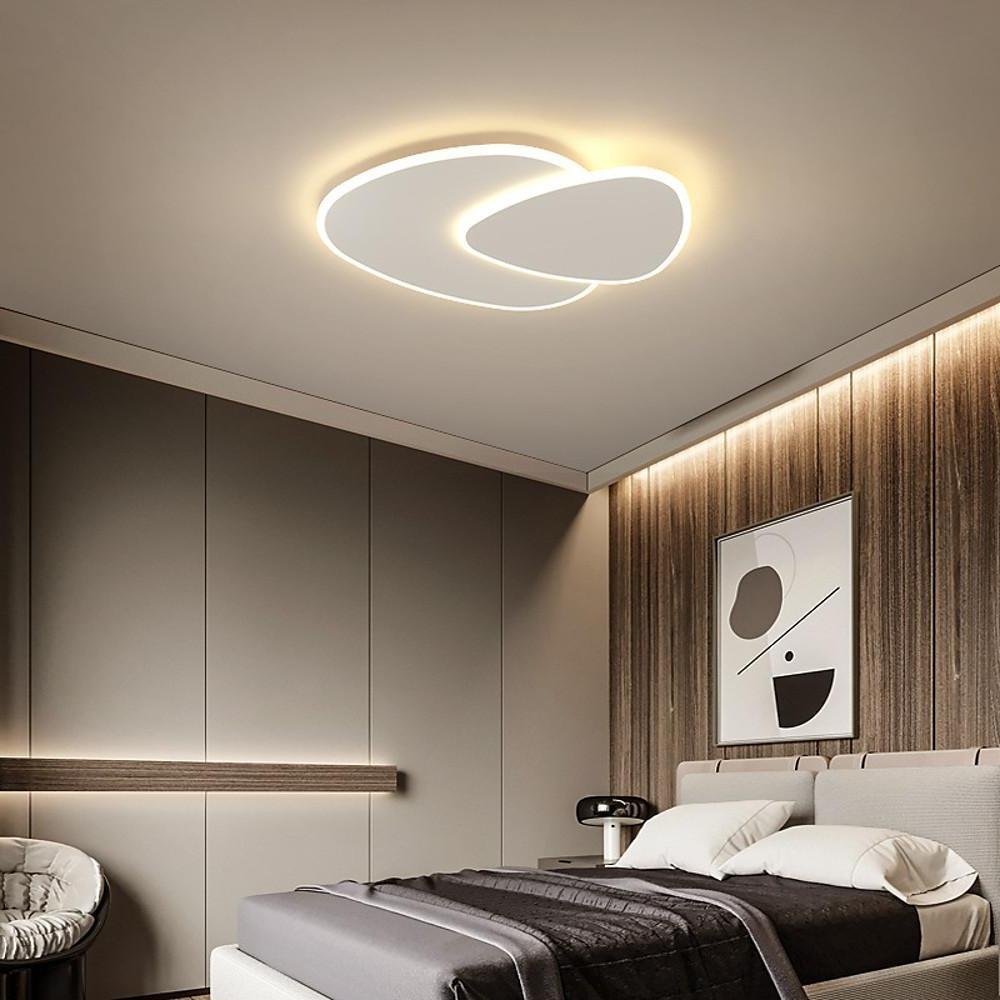 Geometric Shapes Dimmable LED White Modern Flush Mount Ceiling Lighting