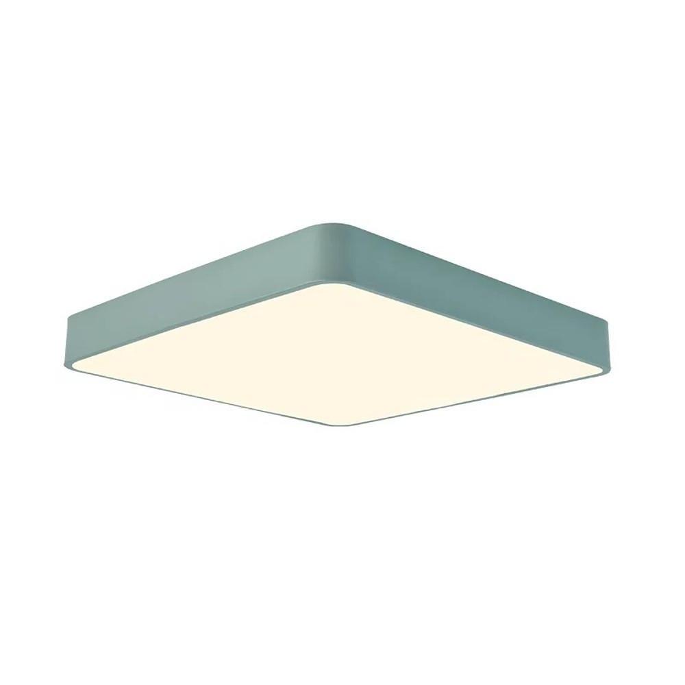 Square Modern Style Design Flush Mount Lighting Metal PVC Acrylic LED Bedroom Ceiling Lights