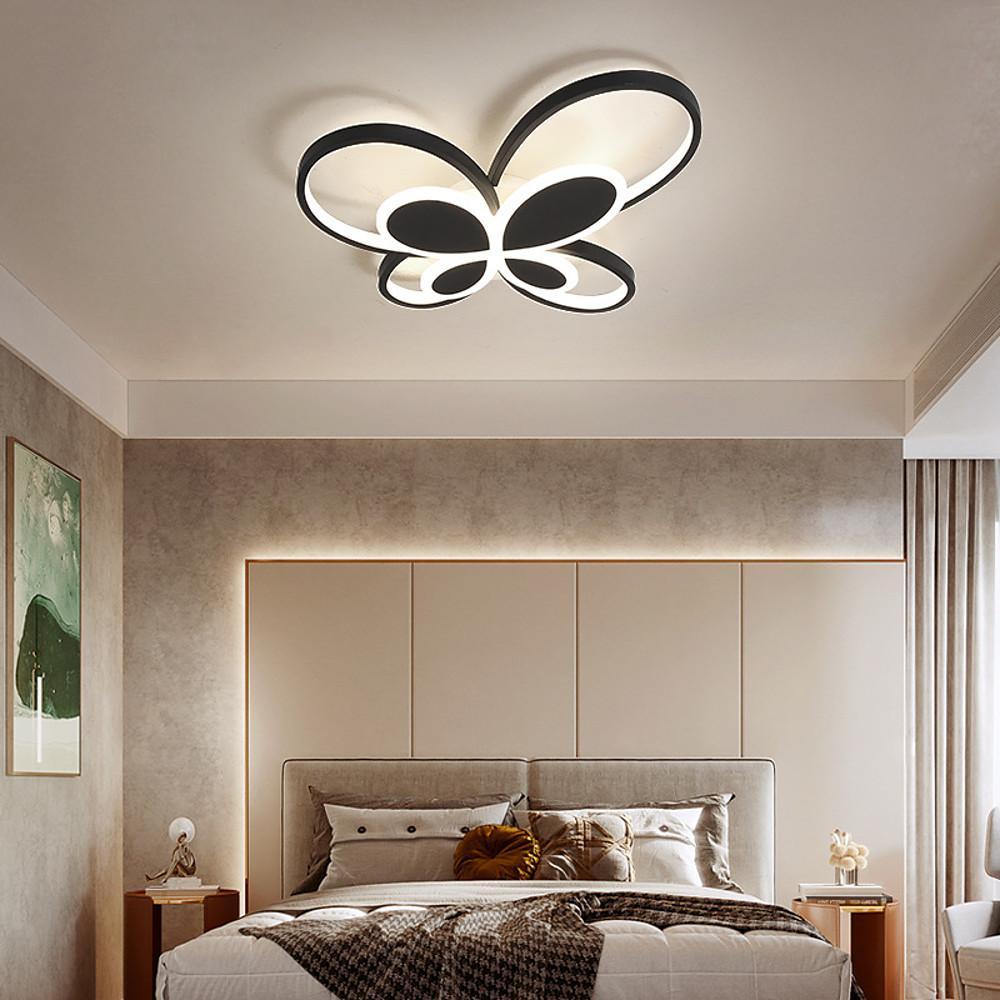 Cluster Dimmable Butterfly LED Flush Mount Ceiling Light for Baby Kids