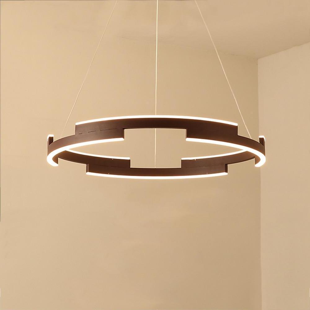 Modern Geometrical Circle Chandelier Pendant Light for Bedroom