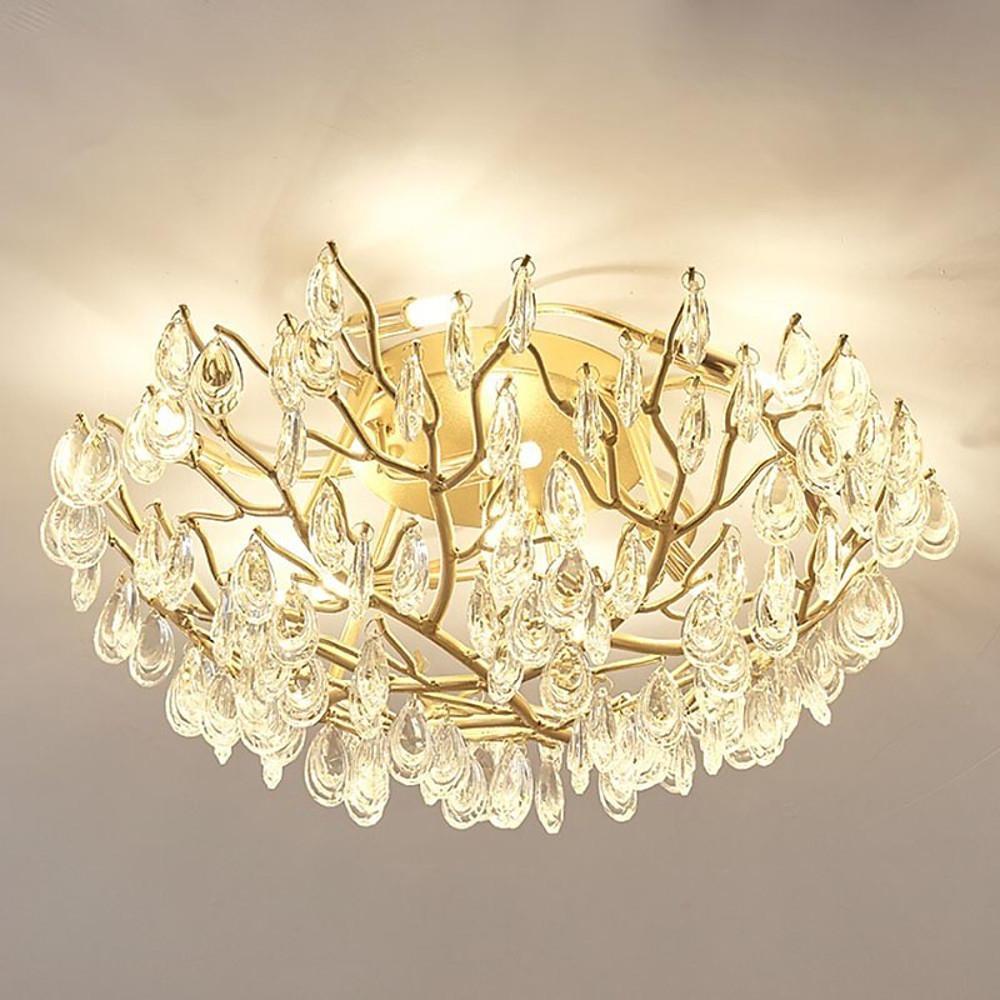 Firefly Sputnik Chandelier Modern LED Flush Mount Ceiling Light