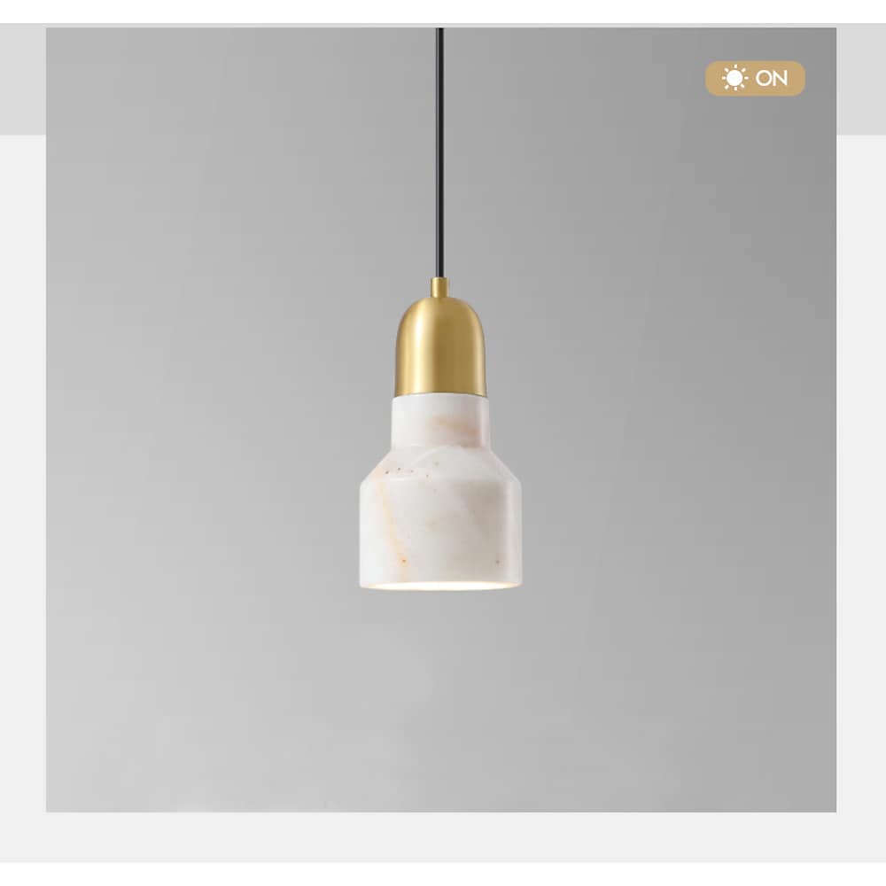 Modern Metal Marble Mini Pendant Lights Classic Artistic Pendant Lighting