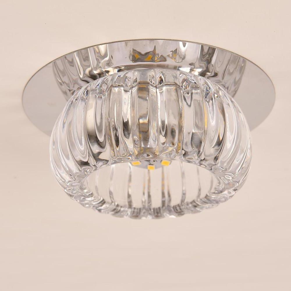 Chandelier Geometric Flush Mount Kitchen Light Fixtures Metal Crystal Ceiling Lights