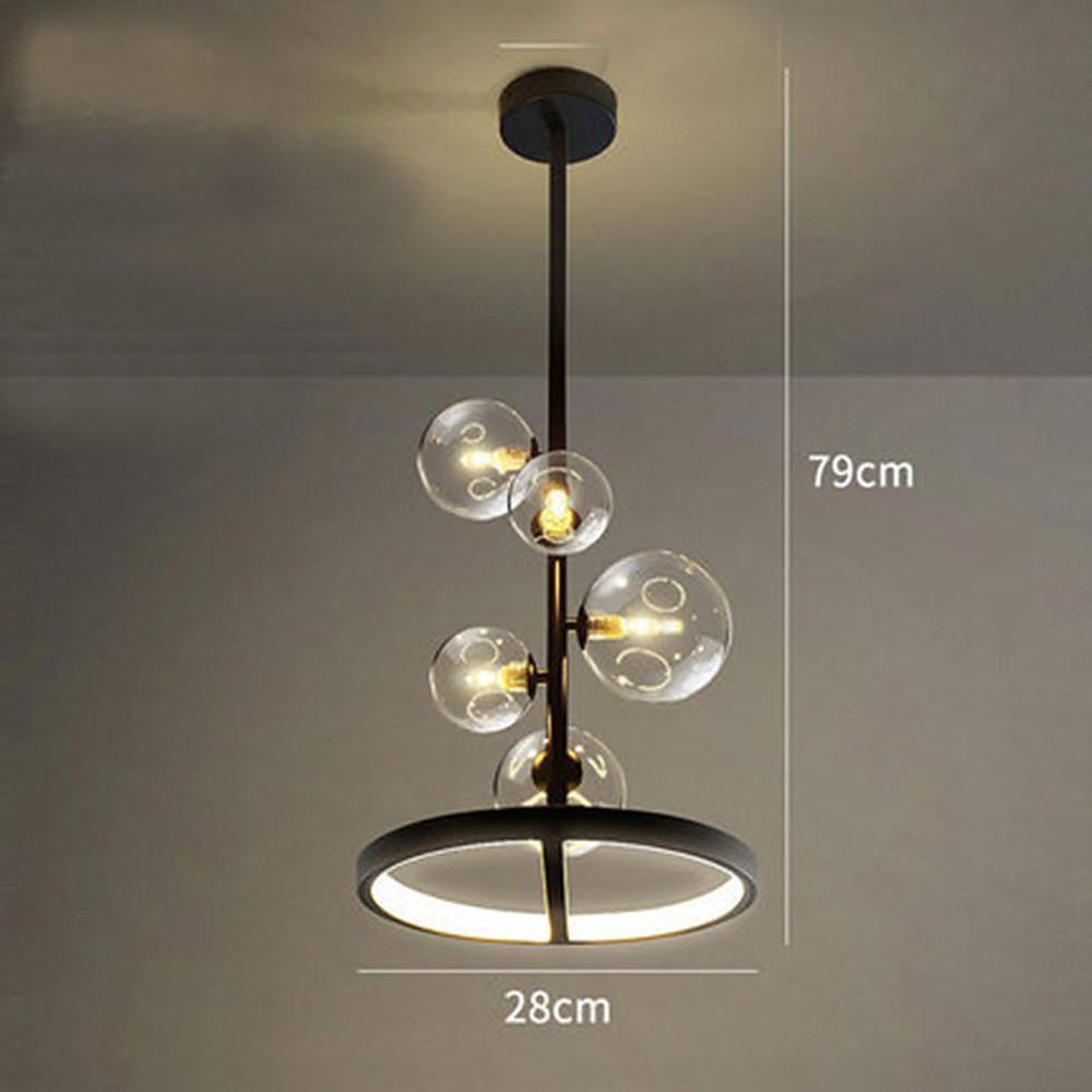 Circles Glass Balls LED Modern Flush Mount Lighting Ceiling Lights