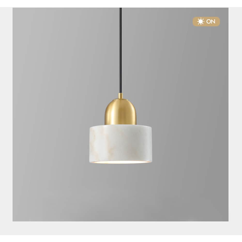 Modern Metal Marble Mini Pendant Lights Classic Artistic Pendant Lighting