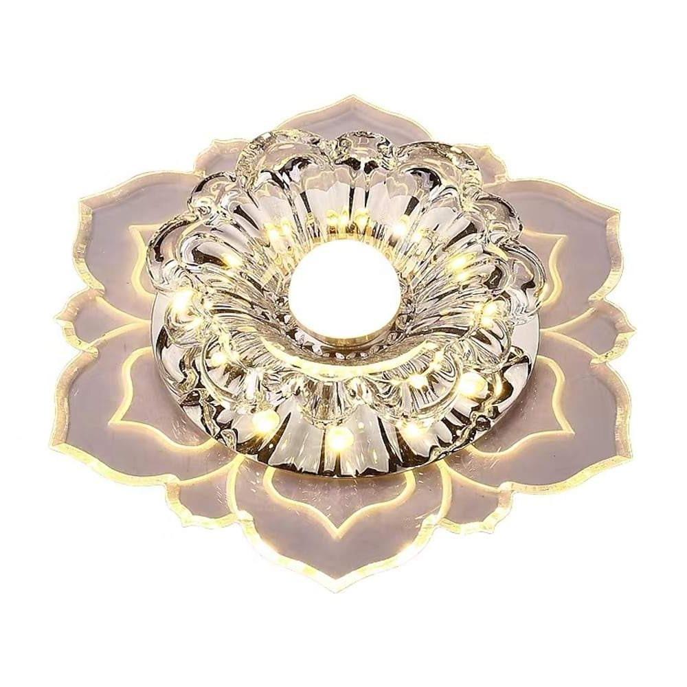 Floral Ornate LED Flush Mount Ceiling Light for Baby Kids