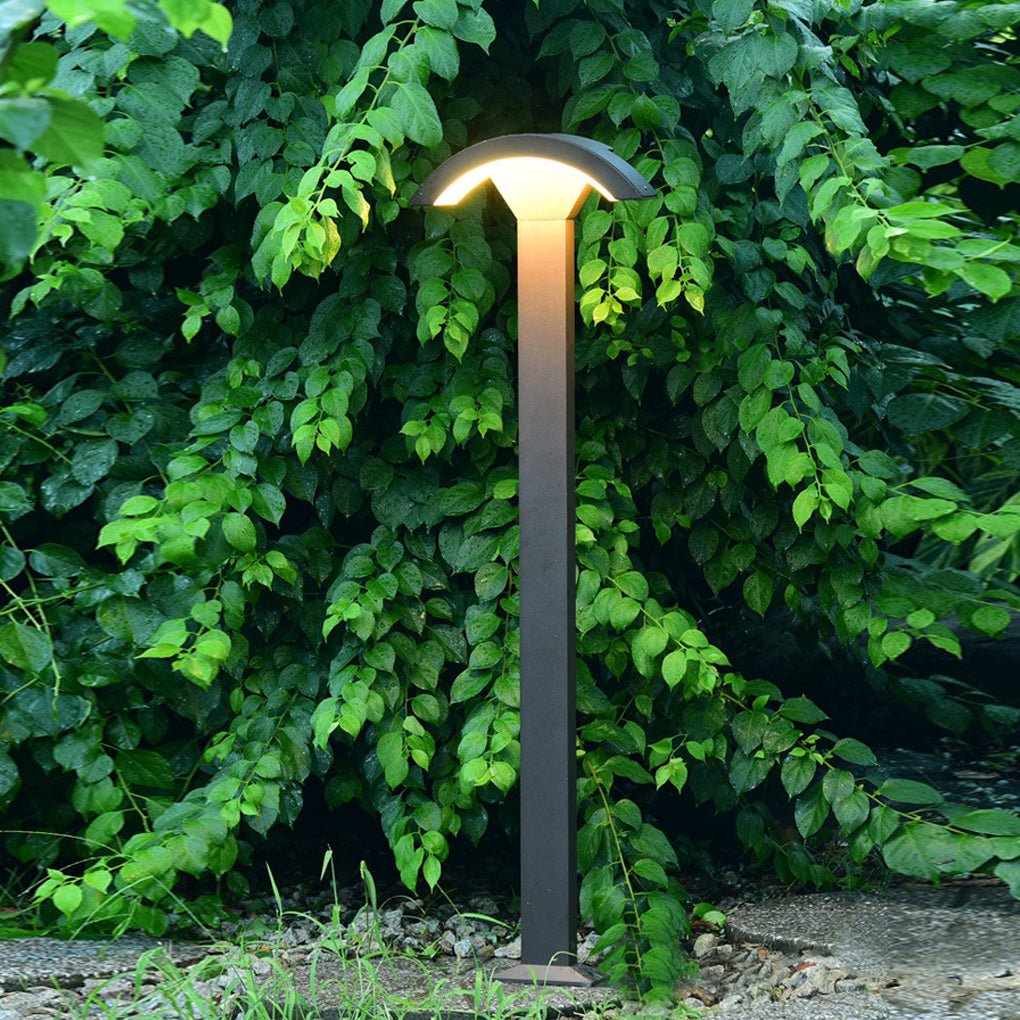 Outdoor Motion Sensor Waterproof LED Fan-shaped Lawn Lamp for Landscape Decorative Lighting