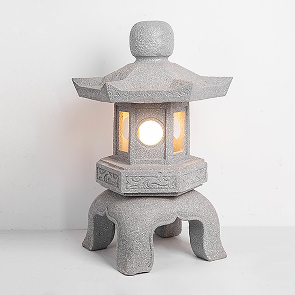 Outdoor Garden Waterproof Landscape Lighting Decorative Imitation Stone Tower Light