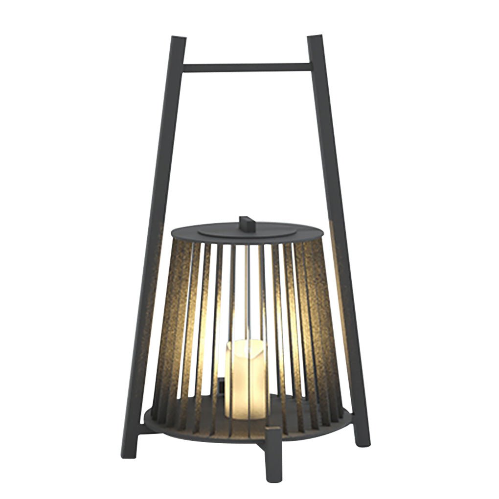 Outdoor Grid Imitation Candle-shaped Lantern Waterproof LED Landscape Lighting