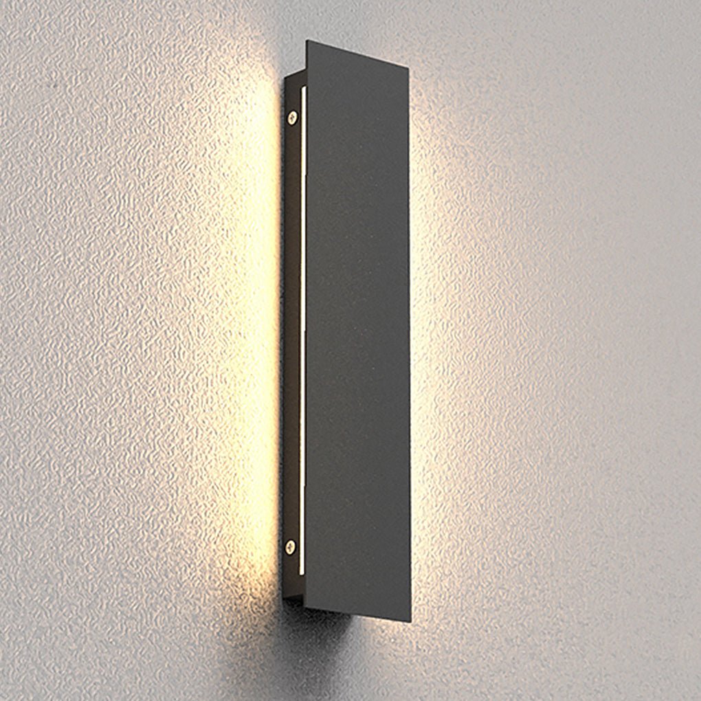 Outdoor Modern Waterproof Long Strip Bright LED Wall Light for Villa Courtyard