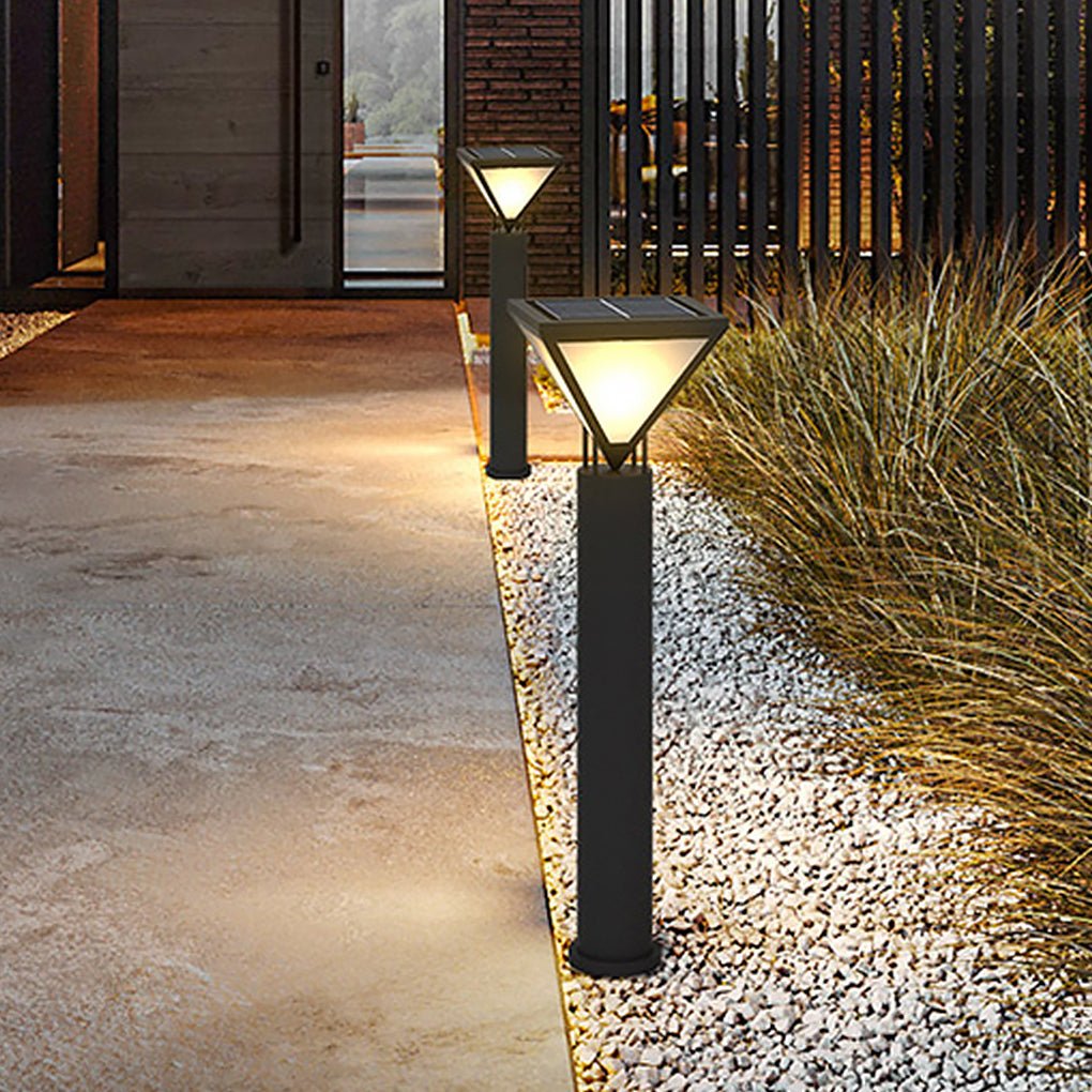 Waterproof LED Solar Lamp Post Lights Heavy Duty Outdoor Lamp Post