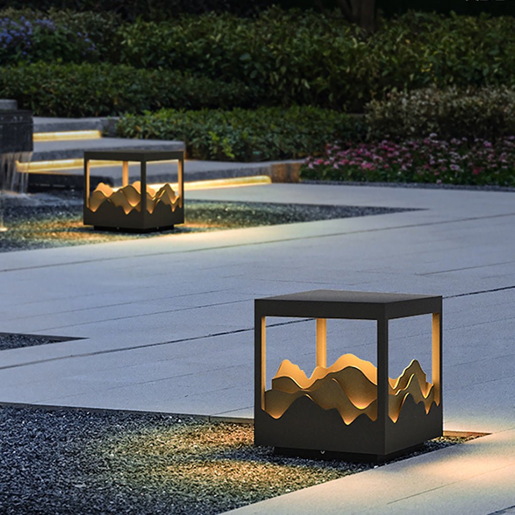 Outdoor Waterproof LED Courtyard Atmosphere Lamp Three-dimensional Landscape Design Courtyard Lamp