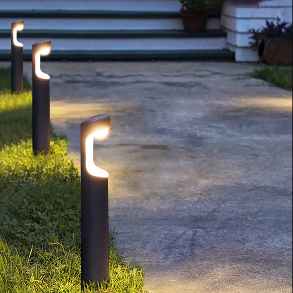 Creative Waterproof IP65 Aluminum Black Modern Outdoor Light Pathway Lights