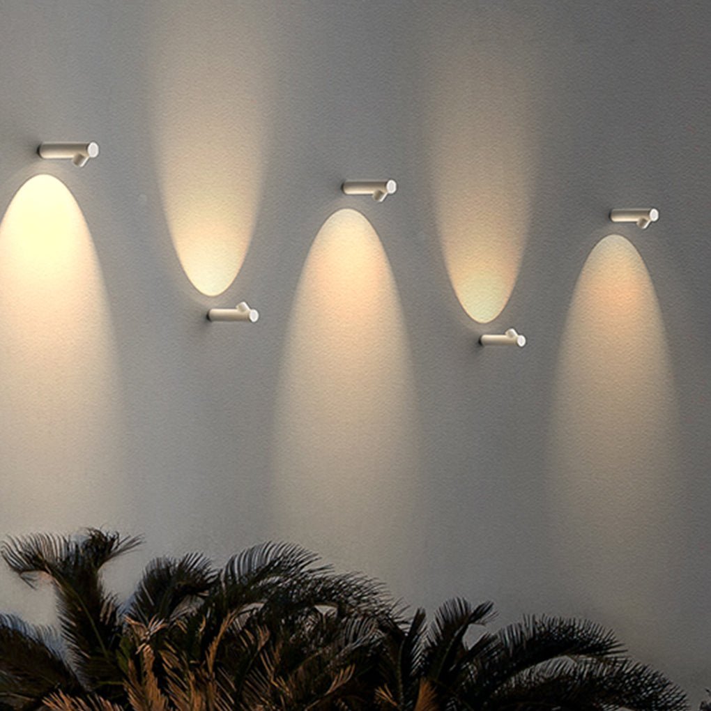 Round Tube Shaped LED Modern Outdoor Wall Lights Wall Lamp Wall Sconce