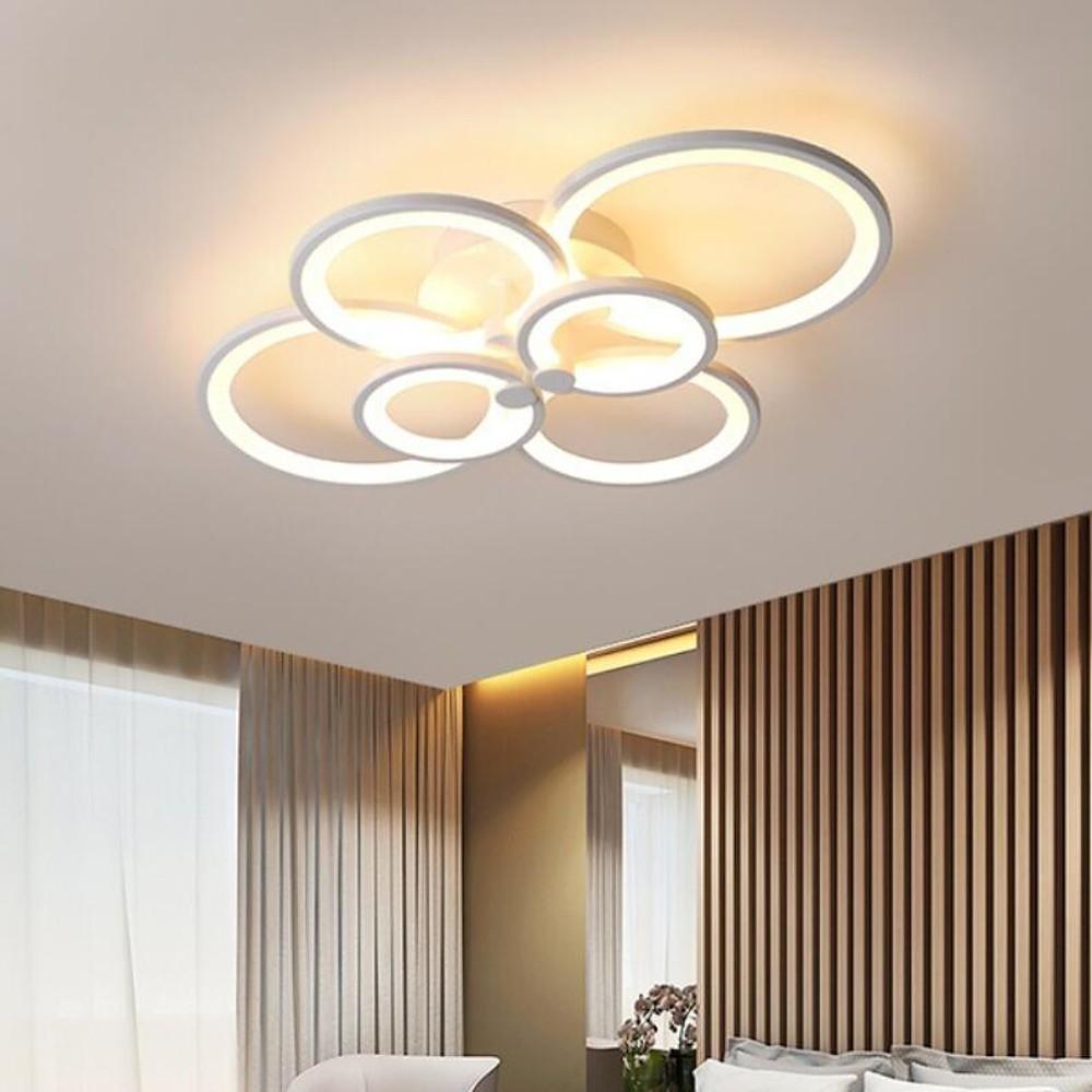 Multi Circles Dimmable LED Modern Ceiling Lights Flush Mount Lighting