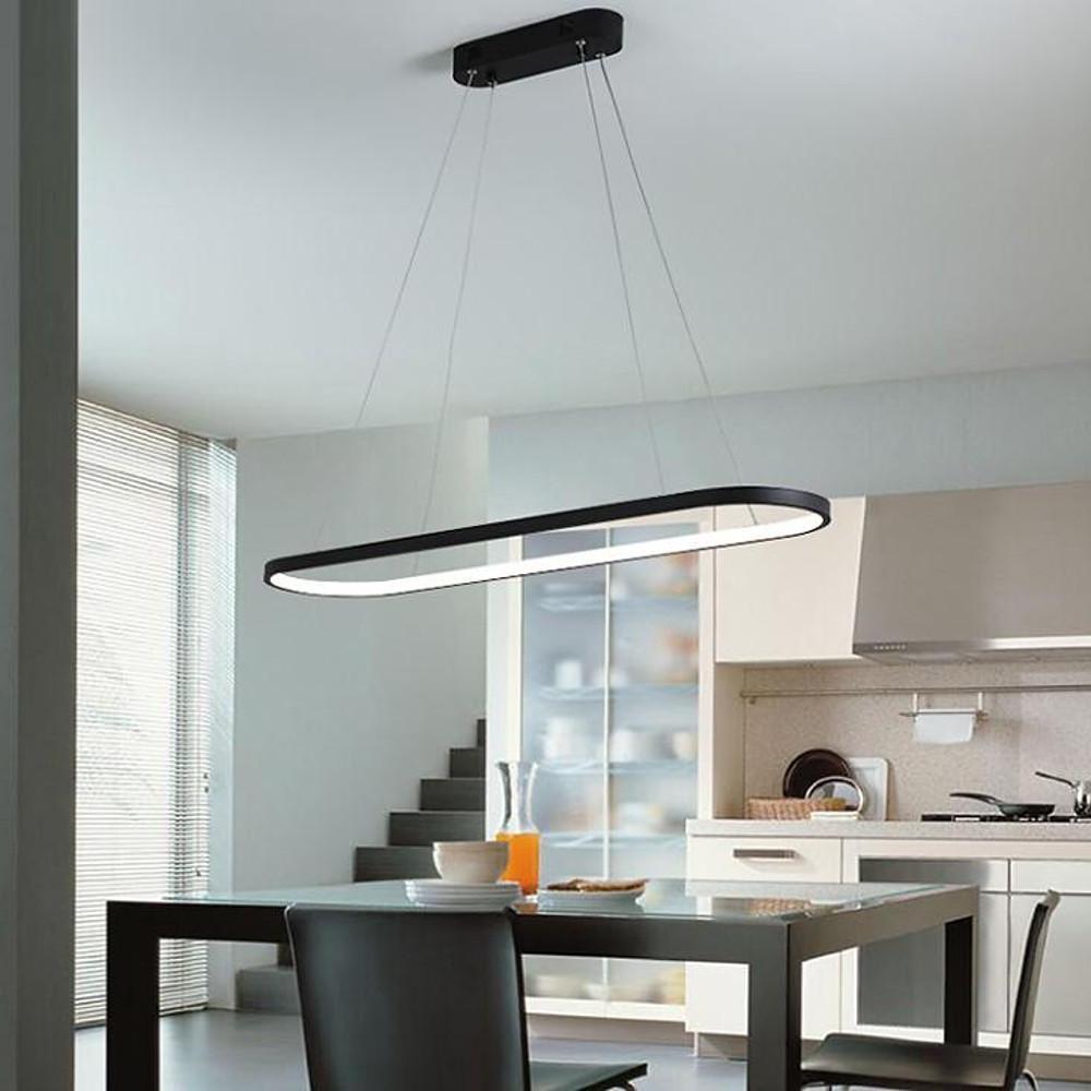 Rounded Rectangle Pendant Lights for Kitchen Acrylic Pendant Lighting