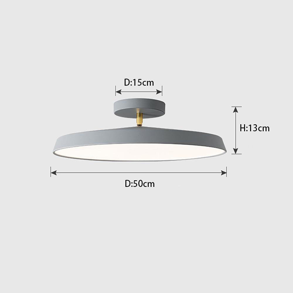 Adjustable Circular LED Nordic Ceiling Lights Flush Mount Lighting