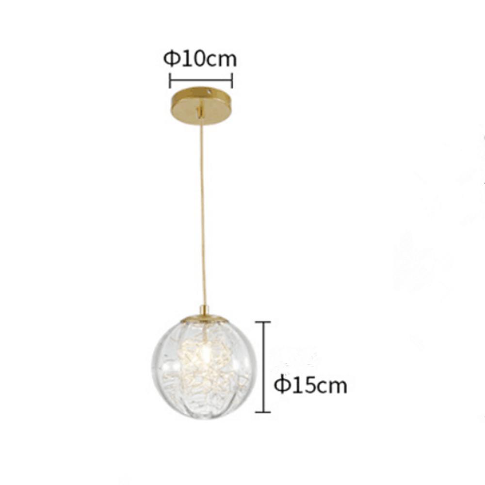 Nordic Artistic Glass Pendant Lighting Globe Pendant Lighting