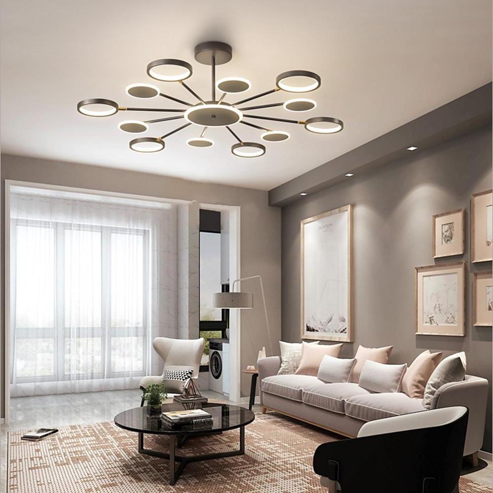 Multi Circle Design Pendant Lighting Acrylic Aluminum Alloy LED Kitchen Lighting Dining Room Lighting Ceiling Light