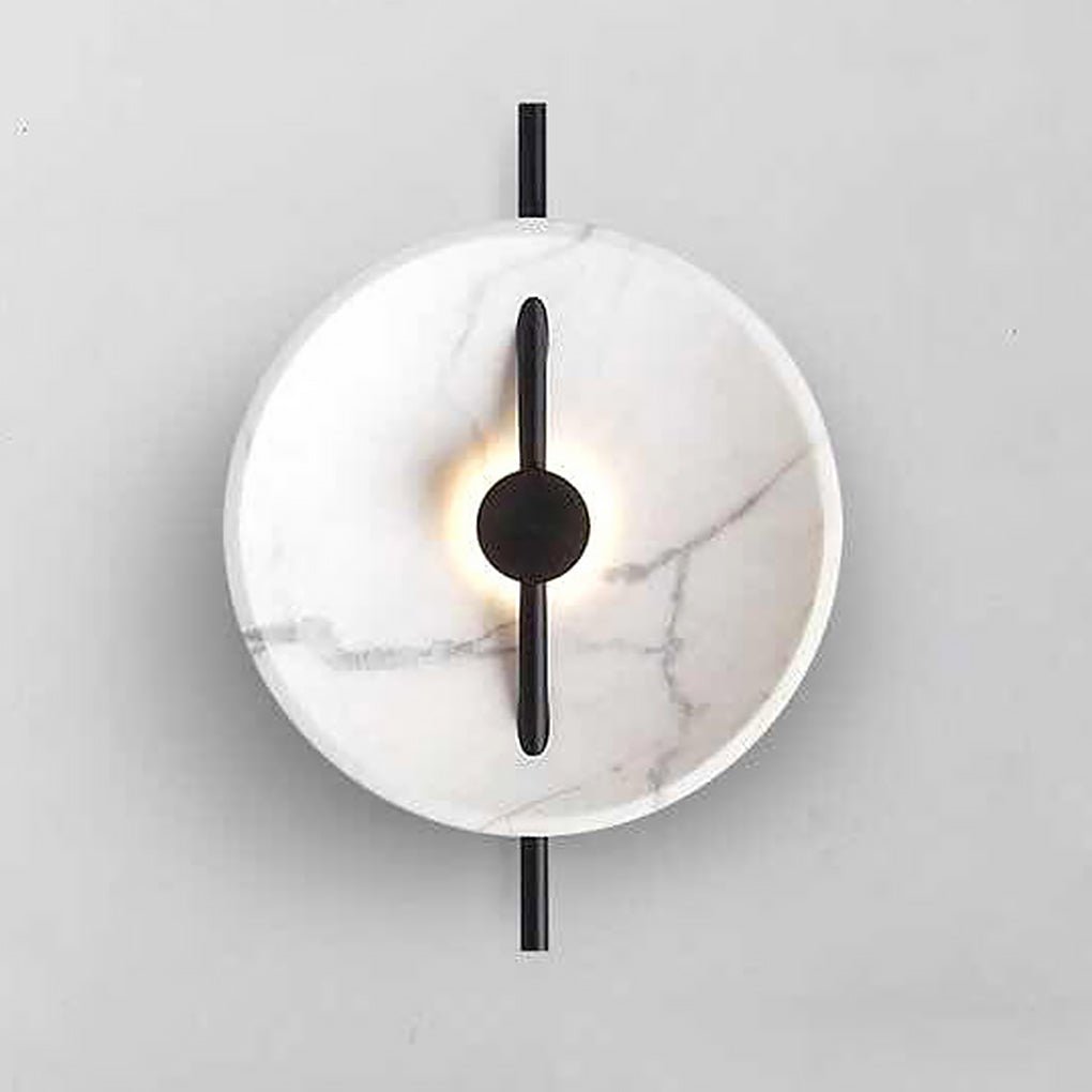 Postmodern Marble Wall Sconce Creative LED Bedside and Living Room Wall Lighting