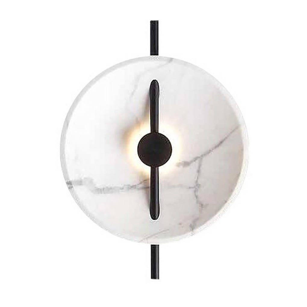 Postmodern Marble Wall Sconce Creative LED Bedside and Living Room Wall Lighting