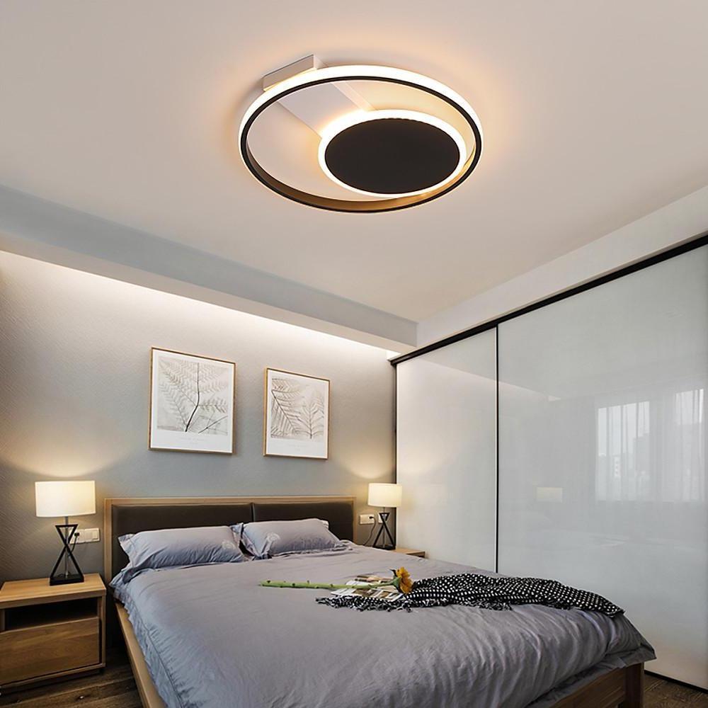 Dual Circle Flush Mount Lights LED Bedroom Ceiling Lights