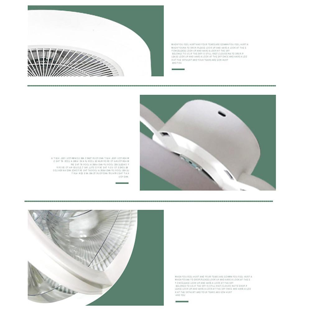 Rounded Linear Flush Mount Bladeless Ceiling Fans with Lights LED Living Room Ceiling Lights