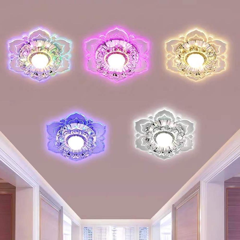 Floral Ornate LED Flush Mount Ceiling Light for Baby Kids